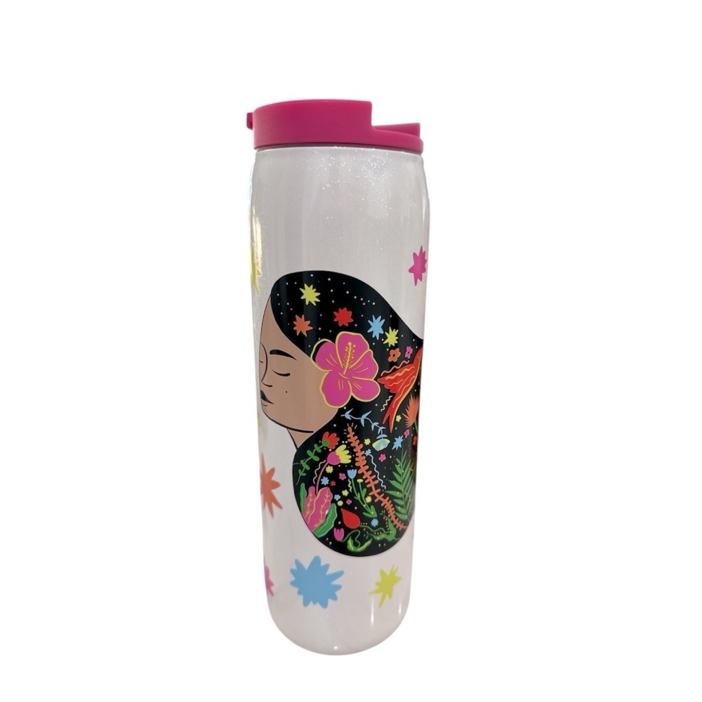 Starbucks Manuela Guillen Dream Tumbler Pearl White Hot/Cold Tumbler 16oz